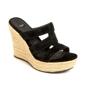 UGG Tawnie Sandal Black Size 6.5